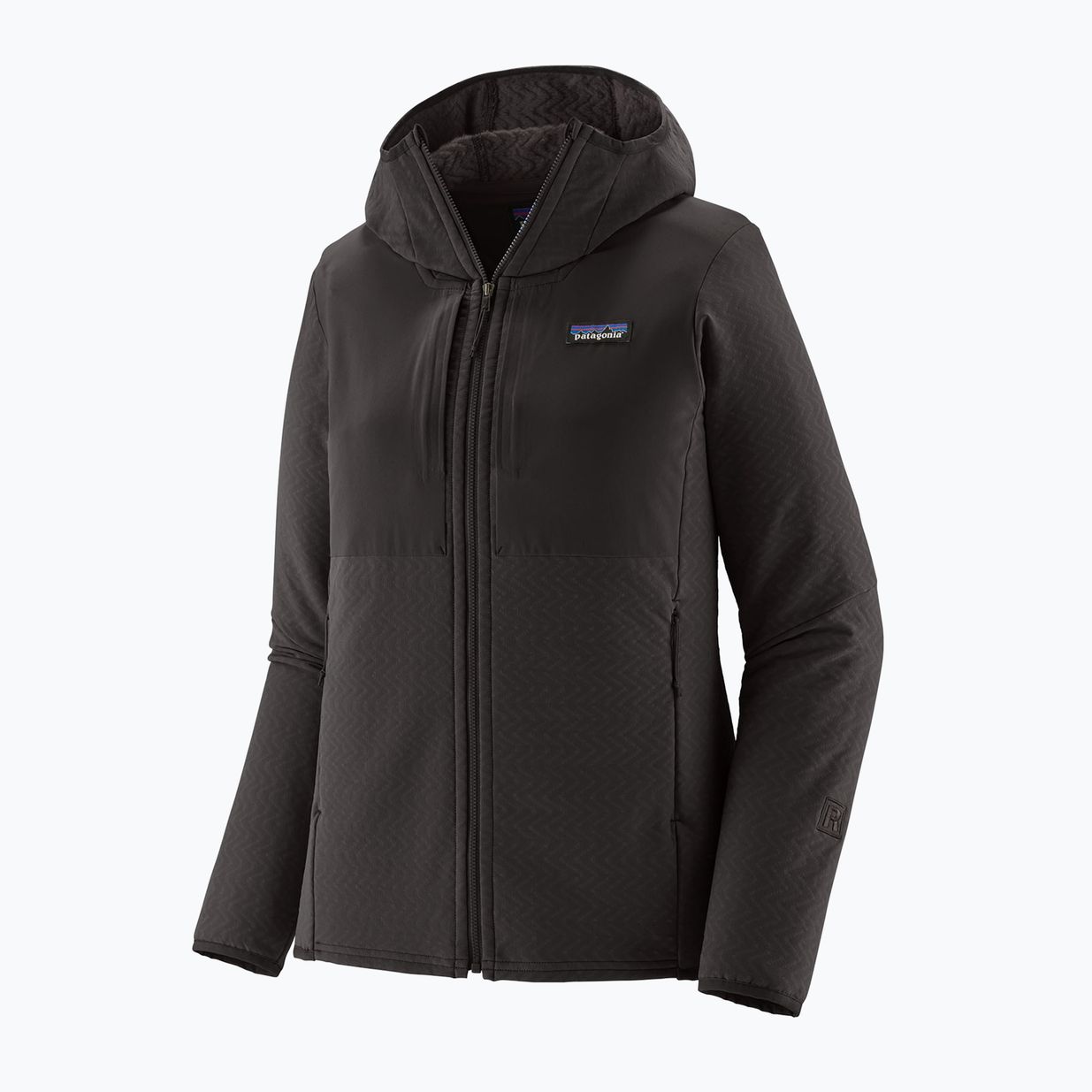 Moteriška softshell striukė Patagonia R2 CrossStrata Hoody black 3