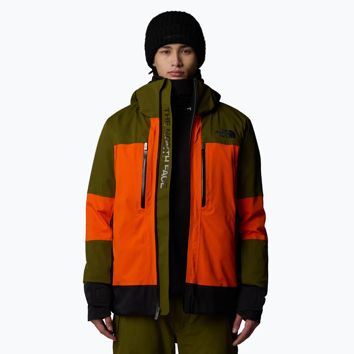 Vyriška slidinėjimo striukė The North Face Snowsquall orange/forest olive 4