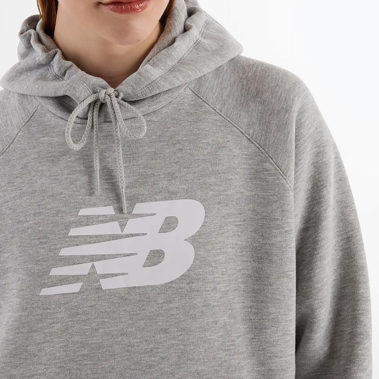 Moteriškas džemperis New Balance Fleece Hoodie athletic grey 5