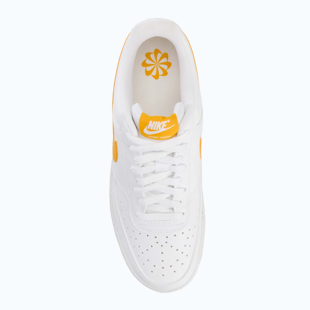 Vyriški batai Nike Court Vision Low Next Nature white/university gold 5