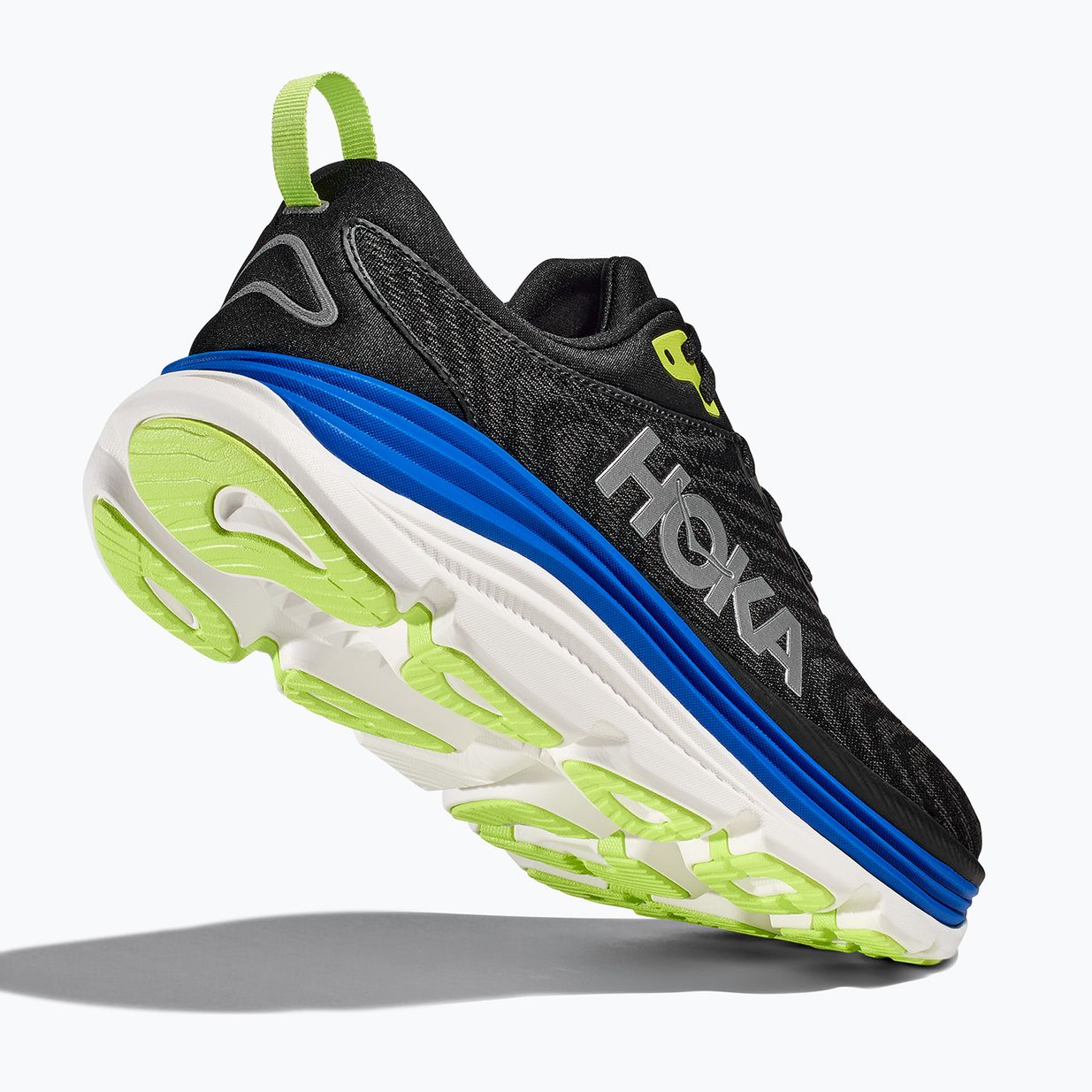 Vyriški bėgimo bateliai HOKA Gaviota 5 black/electric cobalt 13