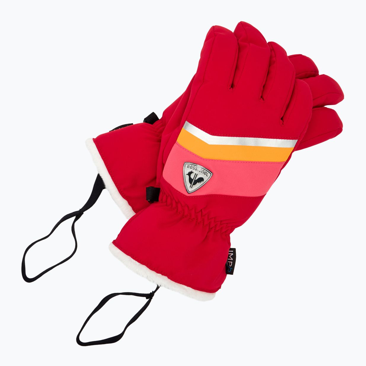 Moteriškos slidininkų pirštinės Rossignol New Piste G ruby red 5