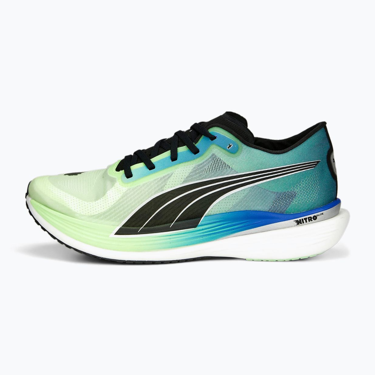 Vyriški bėgimo bateliai PUMA Deviate Nitro Elite 2 green 377786 01 12