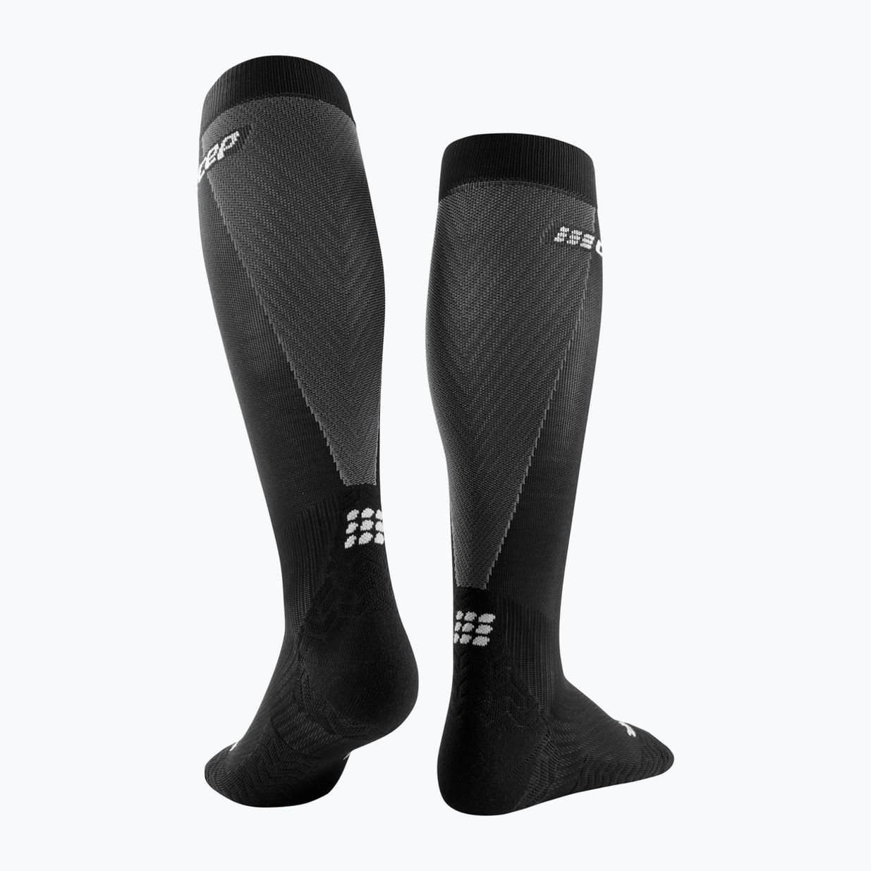 Vyriškos kompresinės kojinės CEP Ultralight Tall black/grey 2