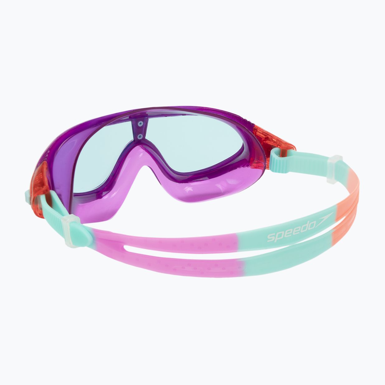 Speedo Rift Junior orchidėjų/ minkštųjų koralų/ pipirmėčių vaikiška plaukimo kaukė 8-01213B998 4