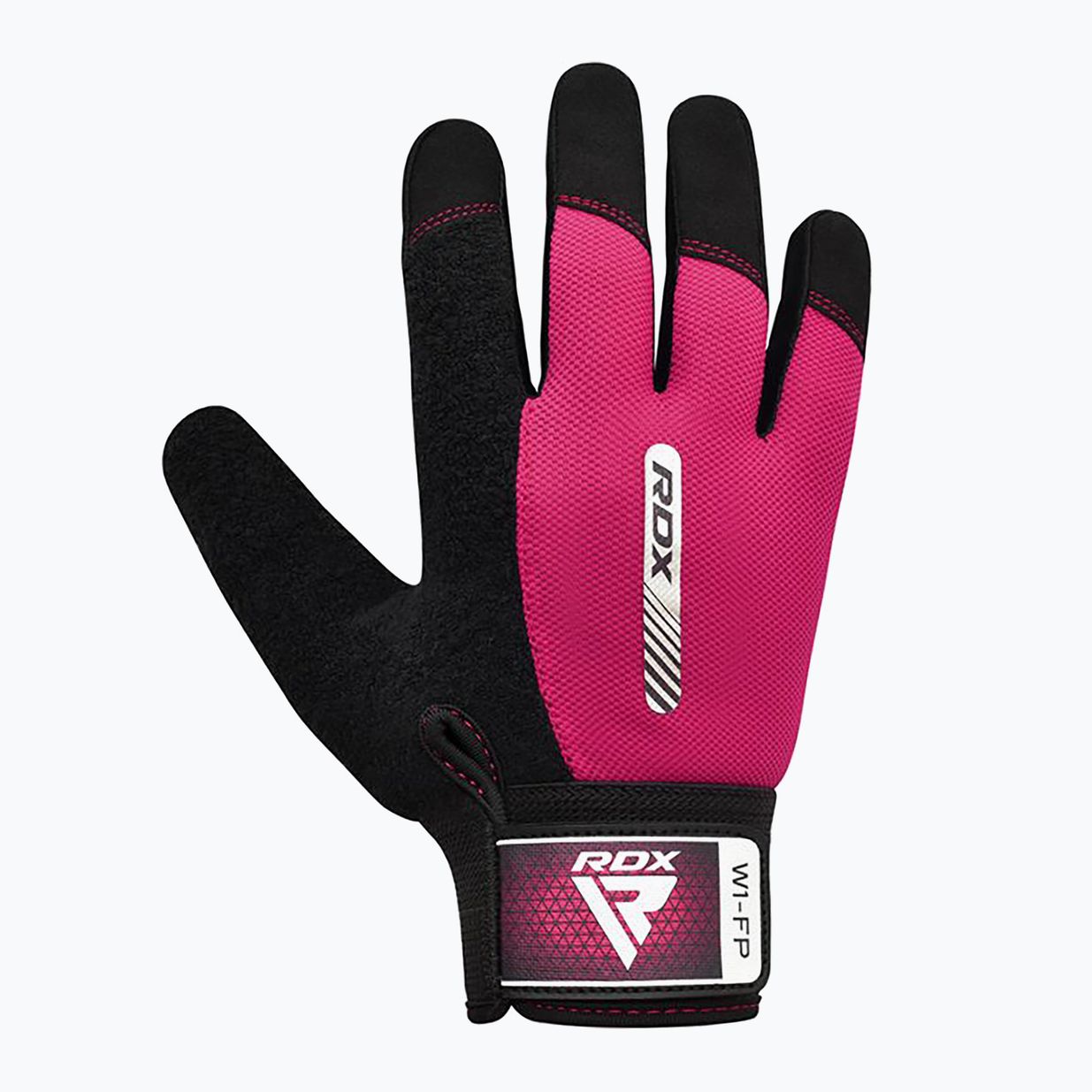 Treniruočių pirštinės RDX W1F Full Finger pink 2