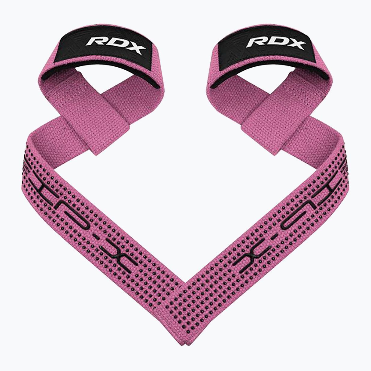 Svorių kilnojimo dirželiai RDX S4 Weightlifting Wrist Straps pink 2