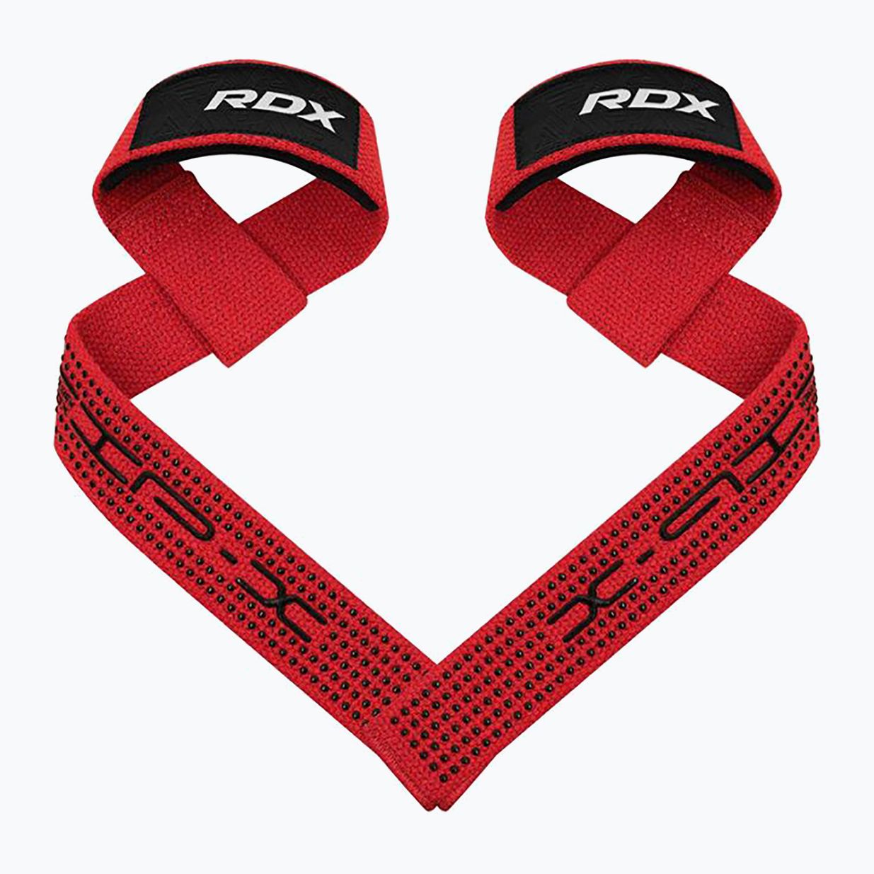 Svorių kilnojimo dirželiai RDX S4 Weightlifting Wrist Straps red 2