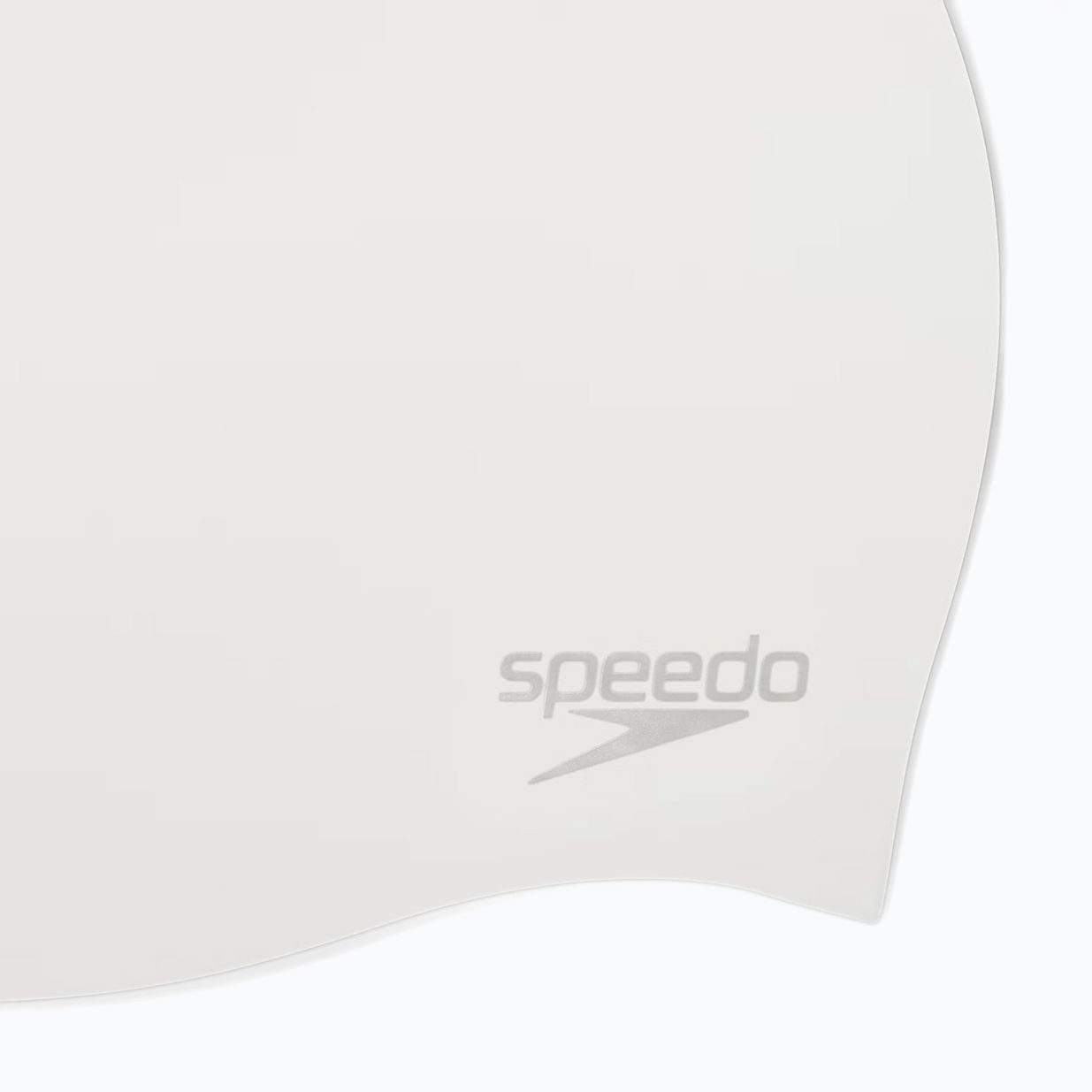 Plaukimo kepuraitė Speedo Plain Moulded Silicone white/silver 3