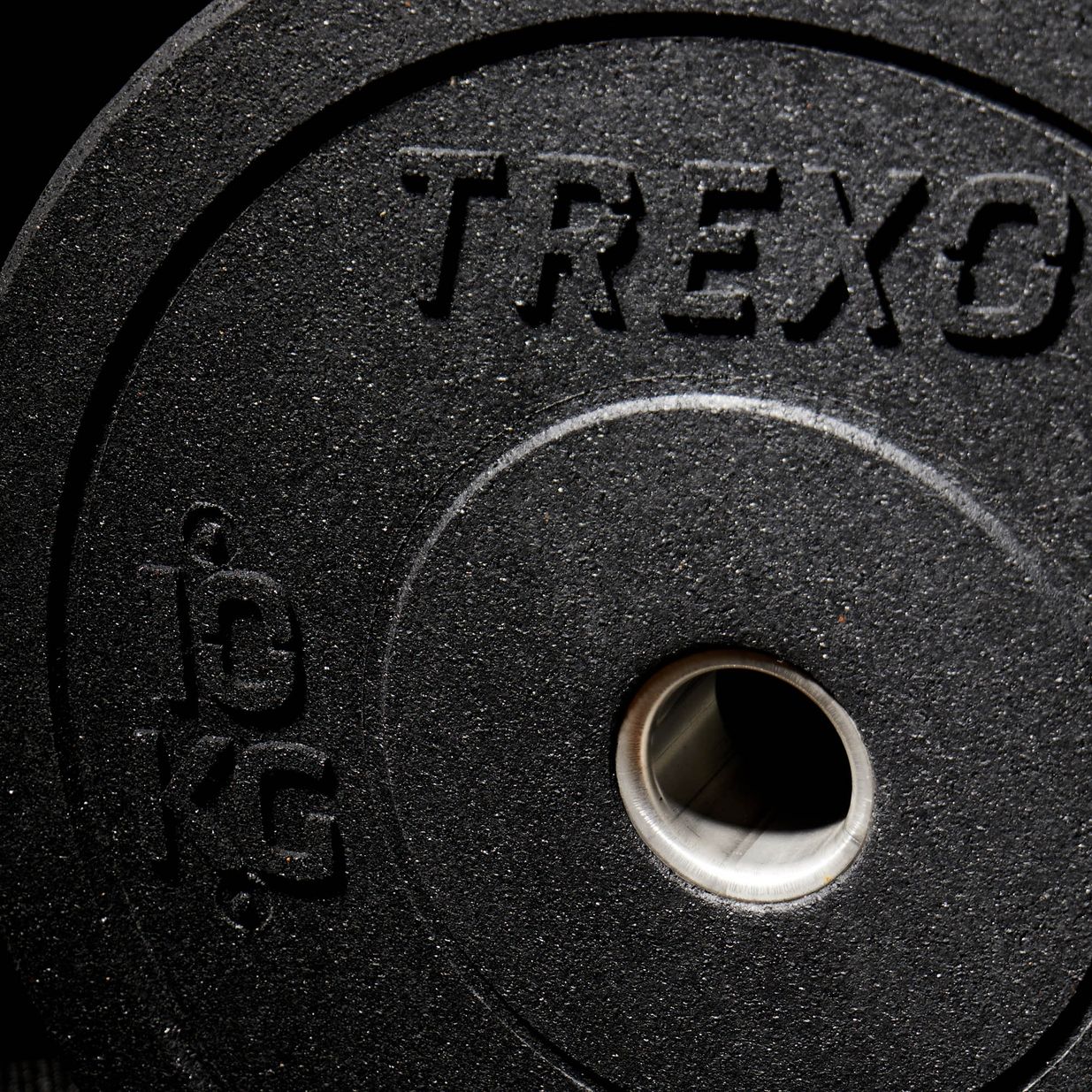 TREXO olimpiniai svarmenys su buferiu juodi TRX-BMP010 10 kg 6