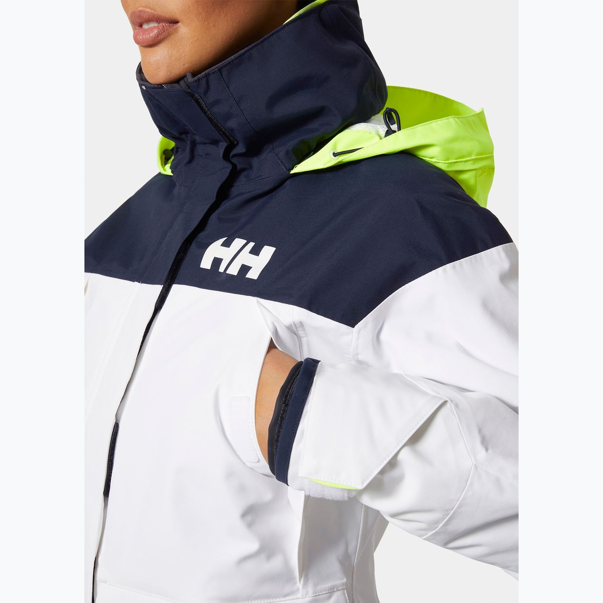 Moteriška buriavimo striukė Helly Hansen Pier 3.0 white 3