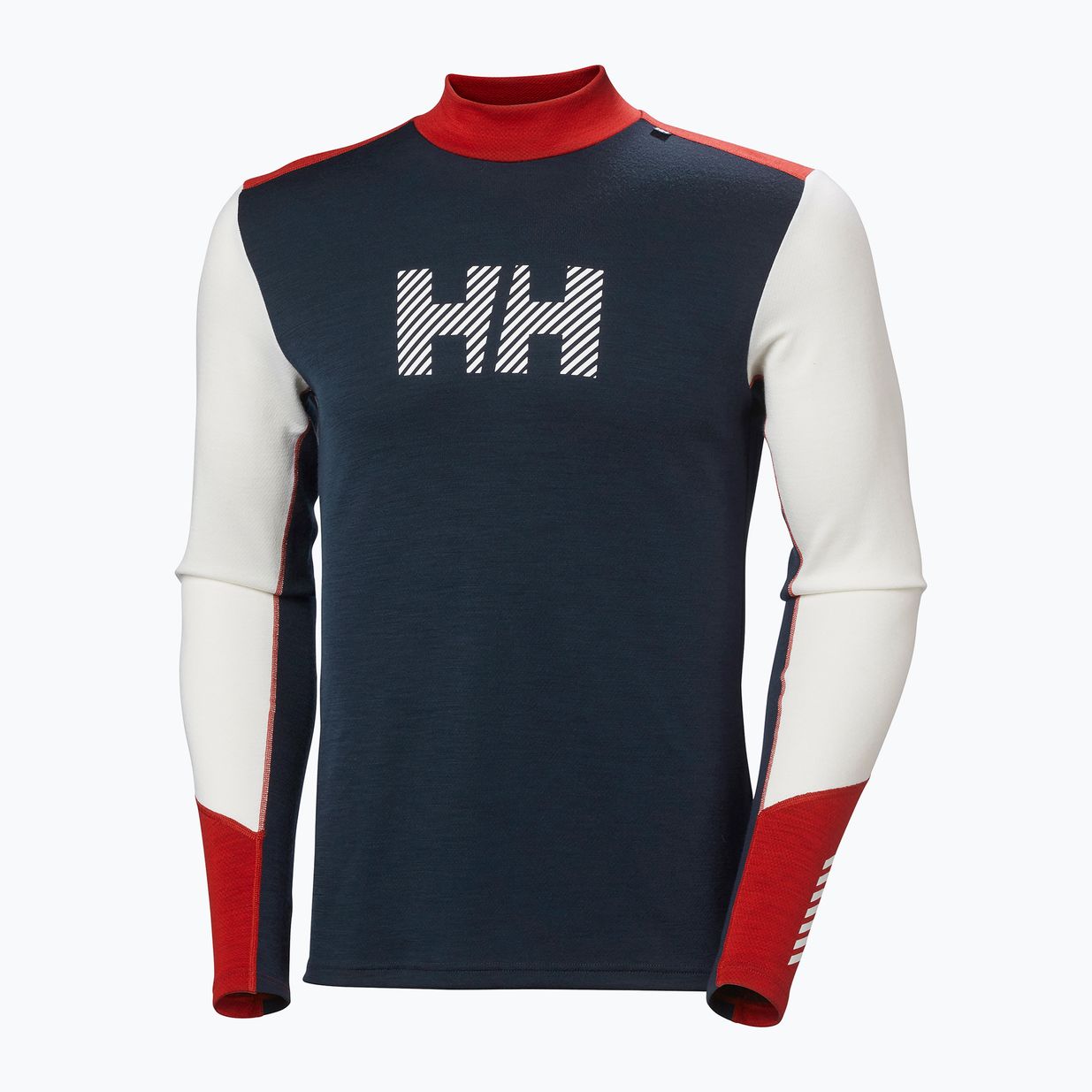 Vyriškas termoaktyvus džemperis Helly Hansen Lifa Merino Midw Logo off white 6