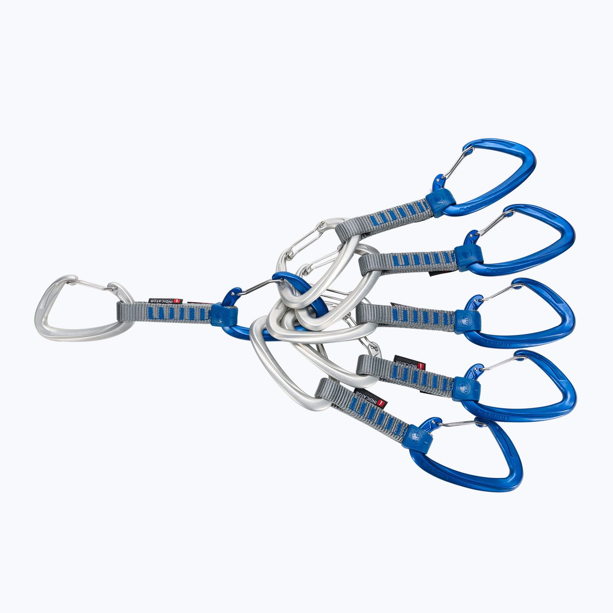 Mammut Crag Wire 10cm 6vnt. 10cm sidabrinės-mėlynos spalvos greitasis rinkinys