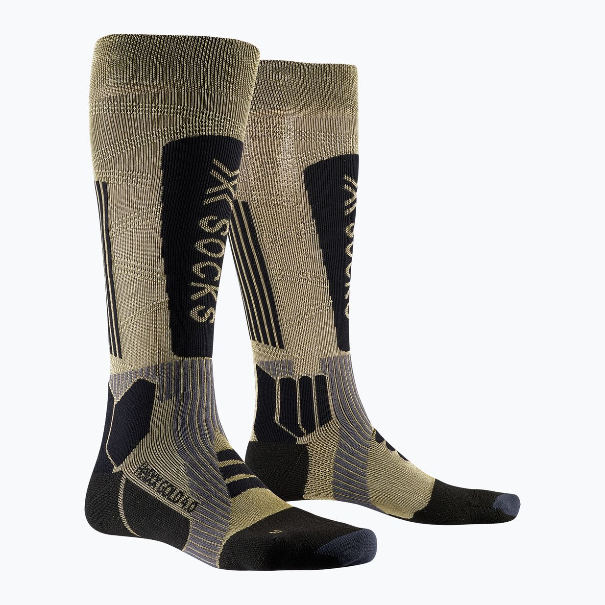 X-Socks Helixx Gold 4.0 slidinėjimo kojinės rudos spalvos XSSSXXW19U 5