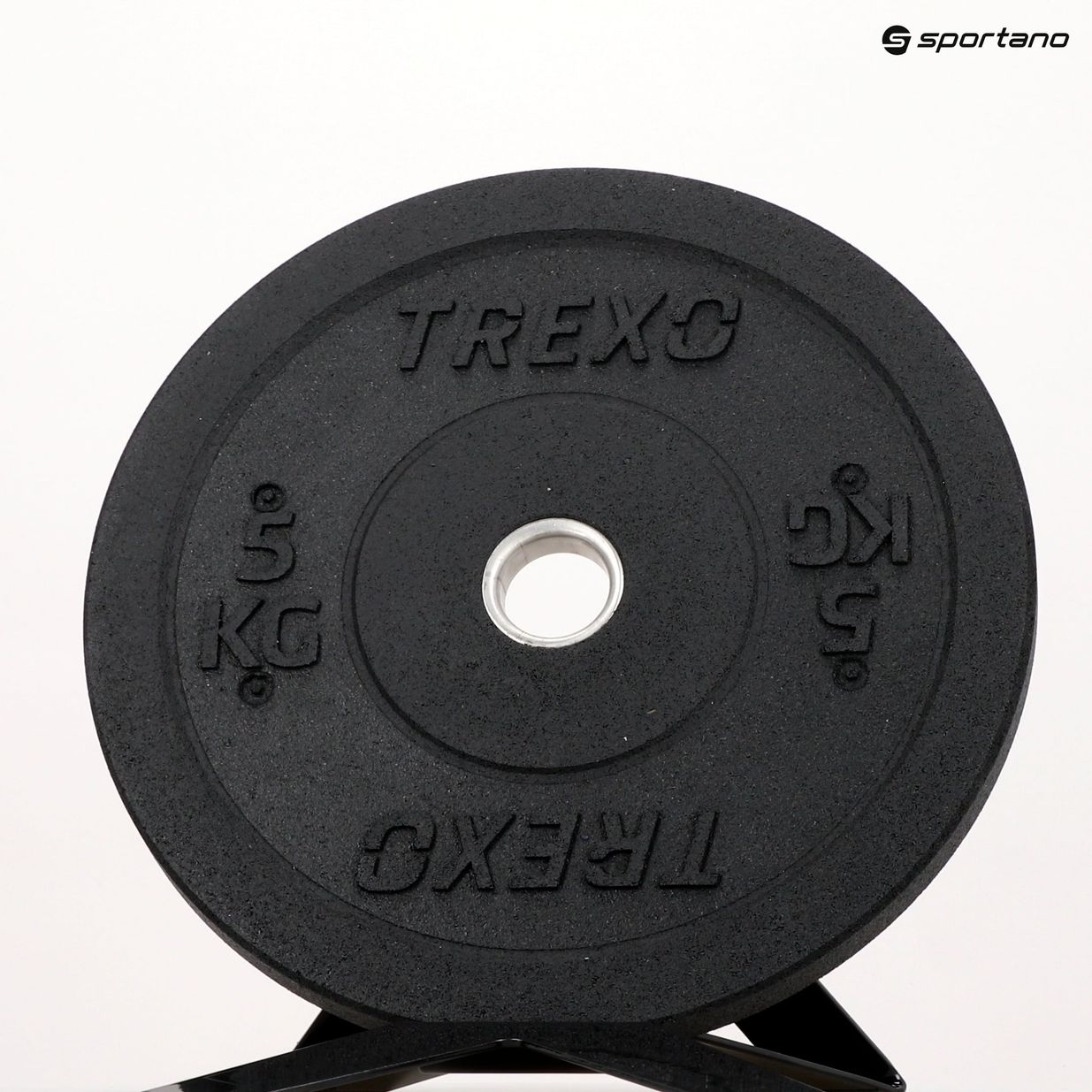 TREXO olimpiniai svarmenys su buferiu juodi TRX-BMP005 5 kg 11