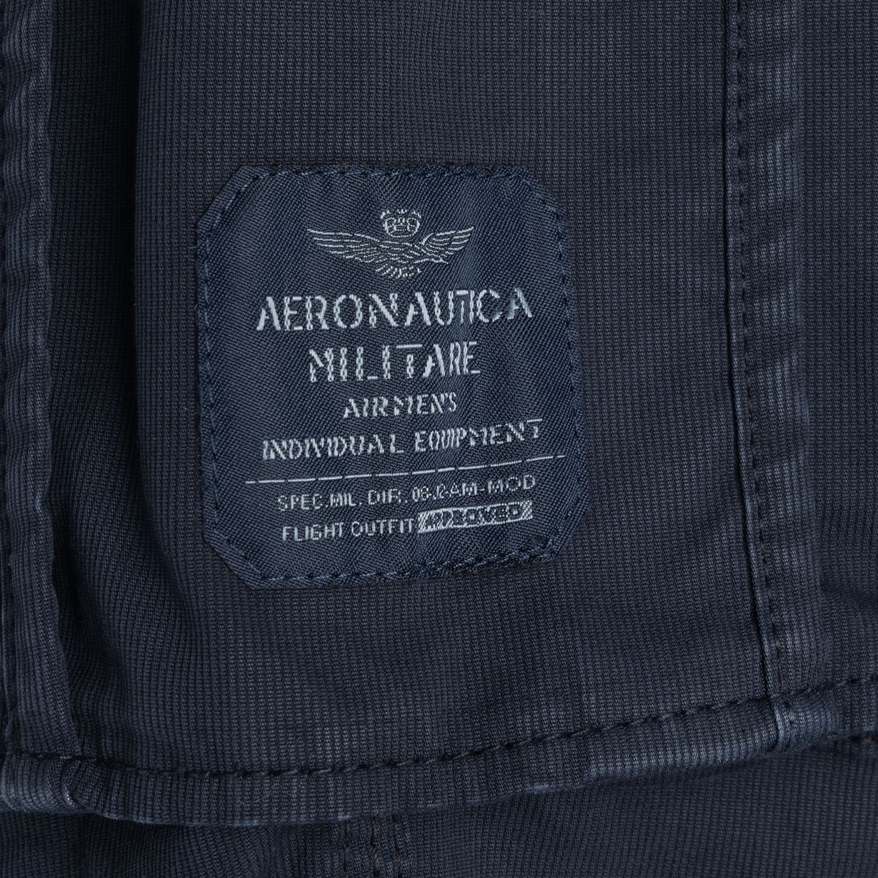 Vyriškos kelnės Aeronautica Militare Heritage blue/black 4