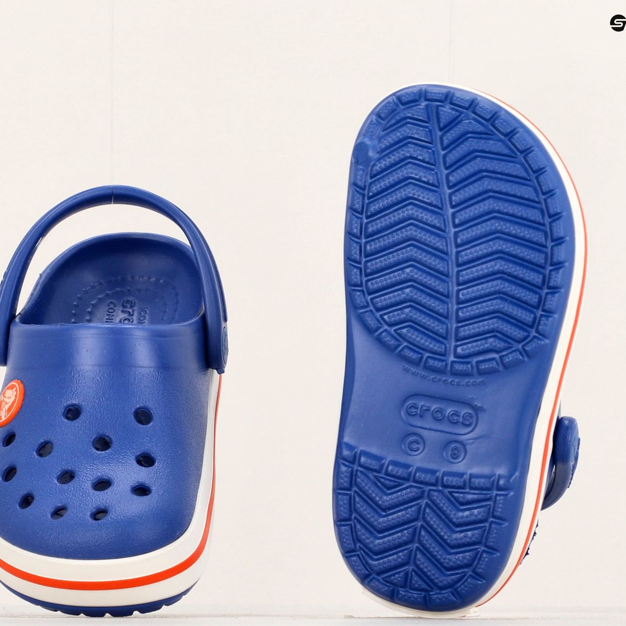 Vaikiškos "Crocs Crocband Clog" šlepetės 207005 cerulean blue 12