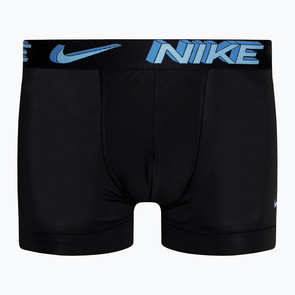 Vyriškos trumpikės Nike Dri-Fit Essential Micro Trunk 3 poros stadium green/pink rise/black 3d 2