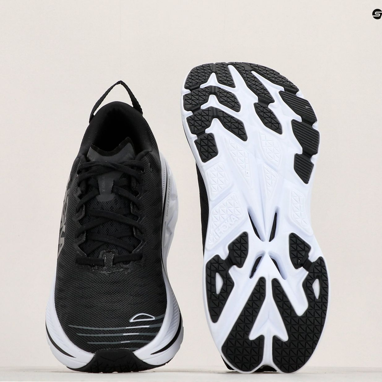 Vyriški bėgimo bateliai HOKA Bondi X black/white 10