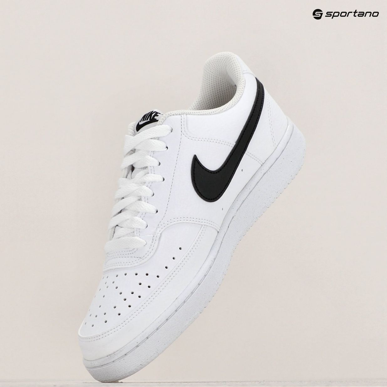 Vyriški batai Nike Court Vision Low Next Nature white/black/white 9