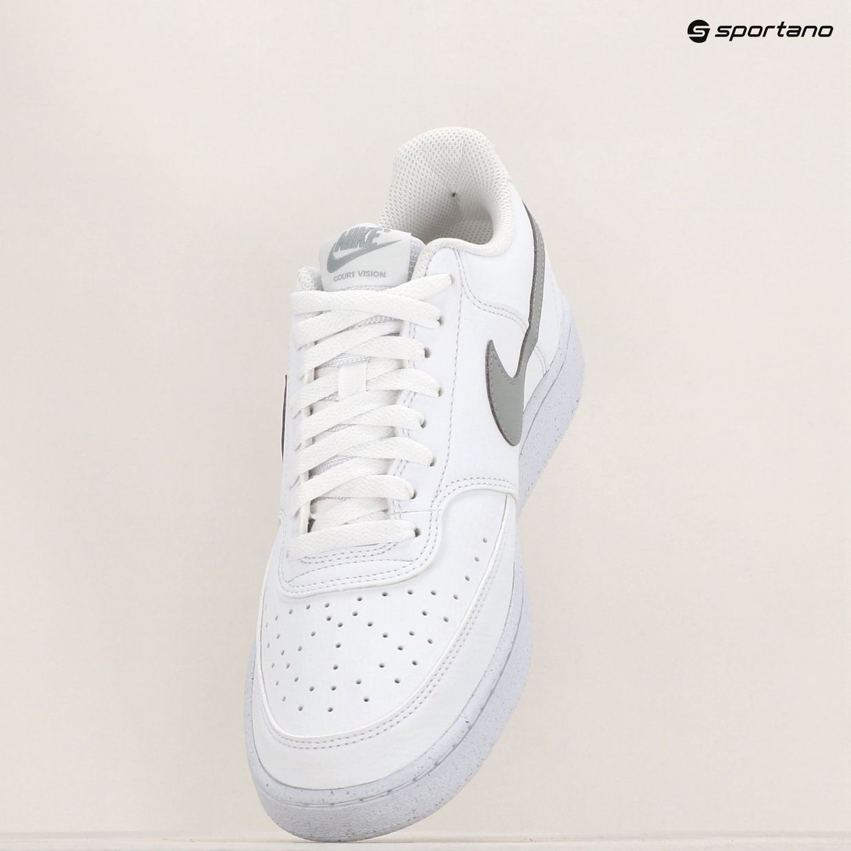 Vyriški batai Nike Court Vision Low Next Nature white/light smoke grey 9