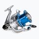 Shimano Speedmaster XSC sidabrinės-mėlynos spalvos karpių žvejybos ritė SPM14000XSC
