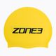 ZONE3 Aukštos apsaugos plaukimo kepurė geltonos spalvos SA18SCAP115