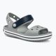 Vaikiški sandalai Crocs Crockband Kids Sandal light grey/navy