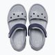 Vaikiški sandalai Crocs Crockband Kids Sandal light grey/navy 11