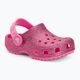 "Crocs Classic Glitter Clog T pink lemonade" vaikiškos šlepetės 2