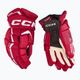 Ledo ritulio pirštinės CCM JetSpeed FT6 Pro SR red/white 2