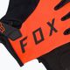 Fox Racing Ranger Gel vyriškos juodos ir oranžinės dviratininkų pirštinės 27379 4