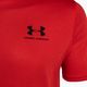 Under Armour Sportstyle kairės pusės krūtinės SS vyriški treniruočių marškinėliai raudona/juoda 6