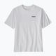 Vyriški žygio marškinėliai Patagonia P-6 Logo Responsibili-Tee white 3