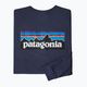 Vyriški žygio marškinėliai ilgomis rankovėmis Patagonia P-6 Logo Responsibili classic navy 6