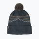 Žieminė kepurė Patagonia Powder Town Beanie fitz roy stripe knit/smolder blue
