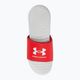 Under Armour Ansa Fix SL vyriškos šlepetės halo grey/red/halo grey 6