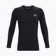 Under Armour HeatGear Armour Fitted vyriški treniruočių marškinėliai juodi 1361506