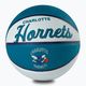 Wilson NBA Team Retro Mini Charlotte Hornets krepšinio kamuolys WTB3200XBCHA dydis 3