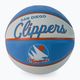 Wilson NBA Team Retro Mini Los Angeles Clippers krepšinio kamuolys WTB3200XBLAC dydis 3