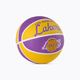 Wilson NBA Team Retro Mini Los Angeles Lakers krepšinio kamuolys WTB3200XBLAL 3 dydis 2