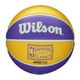 Wilson NBA Team Retro Mini Los Angeles Lakers krepšinio kamuolys WTB3200XBLAL 3 dydis 4