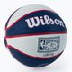 Wilson NBA Team Retro Mini Sacramento Kings krepšinio kamuolys WTB3200XBSAC dydis 3 2