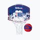 Wilson NBA RWB Mini Hoop raudonos/baltos/mėlynos spalvų krepšinio rinkinys 4