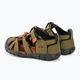 KEEN Seacamp II CNX tamsiai alyvuogių/auksinių liepsnų spalvos vaikiški sandalai 3