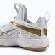 Nike React Hyperset SE tinklinio bateliai baltos ir auksinės spalvos DJ4473-170 9