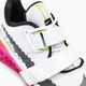 Nike Romaleos 4 olimpinės spalvos sunkiosios atletikos bateliai balti/juodi/šviesiai purpuriniai 8
