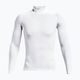 Under Armour vyriški marškinėliai ilgomis rankovėmis Ua Hg Armour Comp Mock white 1369606-100