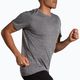 Vyriški bėgimo marškinėliai Brooks Luxe htr charcoal 2