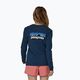 Moteriški trekingo marškinėliai Patagonia P-6 Logo Responsibili-Tee LS tidepool blue 2